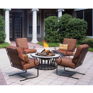 Meadowcraft Tuscany Fire Pit Chat Set