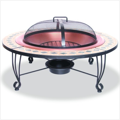 Mozaic-Tile 45″ Copper Firepit