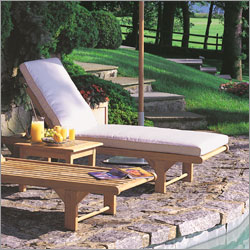 Nantucket Teak Chaise Lounge
