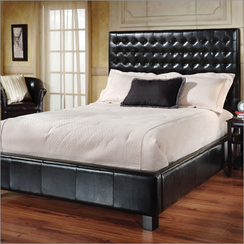 Nova Leather Low Profile Bed