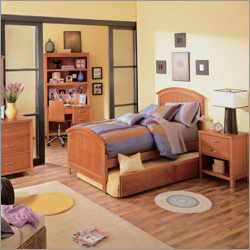 Panel Bedroom Set with Twin or Full Size Bed