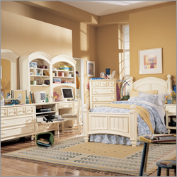 Panel Bedroom Set with Twin Size Bed