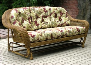 Port Royal Three Seat Sofa Wicker Glider