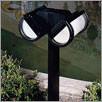 Nikko Polycarbonate Outdoor Wall or Post Mounted Lantern with Optional M Two Luminaire Street Post