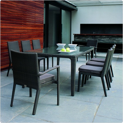 Prisma Outdoor Wicker Dining Set 9-Piece