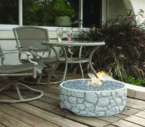 River Rock Fire Pit
