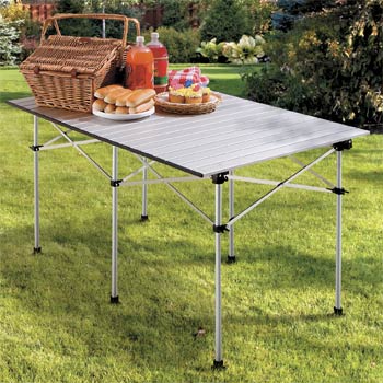 Roll-Up Aluminum Table