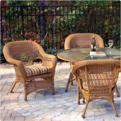 Sanibel 5 Piece Traditional Outdoor Dining Set