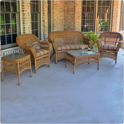 Sanibel 5 Piece Traditional Outdoor Set