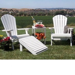Seashell Adirondack Conversation Set