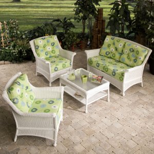 Solana All Weather Wicker Conversation Set