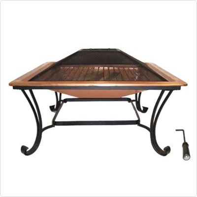 Square Copper Fire Pit