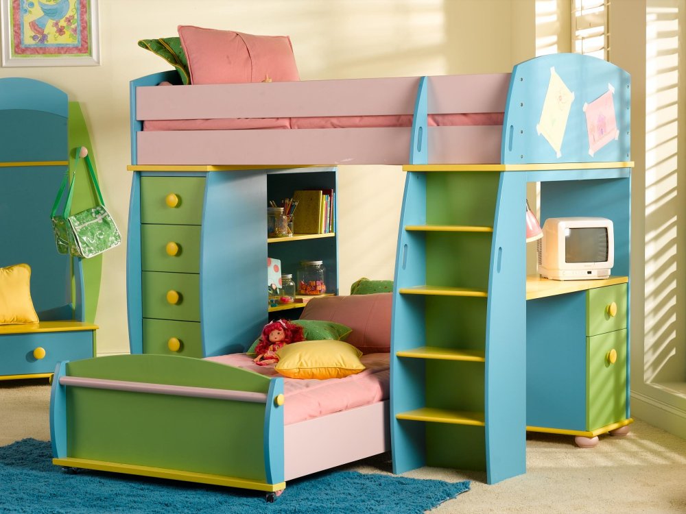 Sunday Funnies Loft Bunk Bed