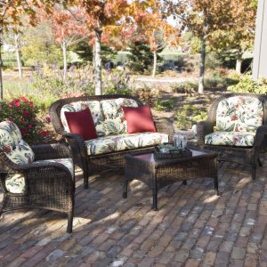 Tempest Wicker Conversation Set