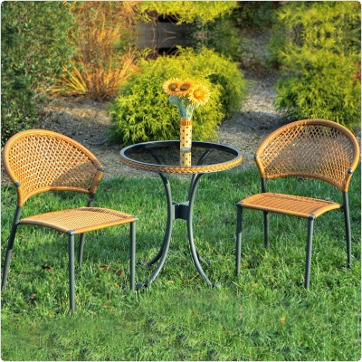 Sawgrass 3 Piece Garden Bistro Set
