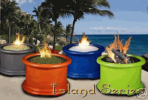 Tropical Island Fire Pit