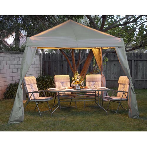 Variflex Quik Shade 10′ x 10′ Instant Canopy With Lights