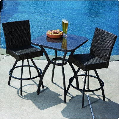 Vento Bar High Bistro Set 3-Piece