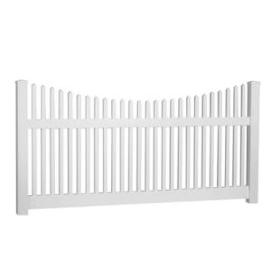 Veranda 48 In. x 8 Ft. Chesapeake Scallop Fence