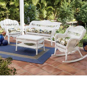 Wicker Look Furniture Set