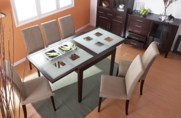 7 PC Spring Extendable Dining Table Set by Modloft