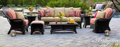 ANTIQUA WOVEN WICKER SEATING