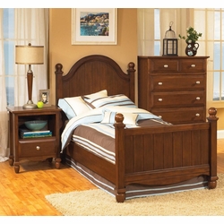 Bedroom Furniture Set 3 in Cherry - Mayfair