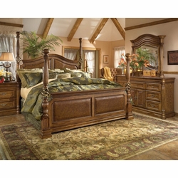 Bedroom Furniture Set in Abilene Oak