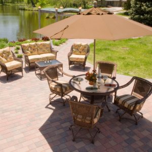 Cambria All Weather Wicker Dining Set