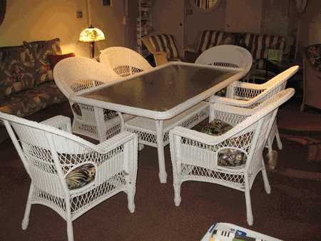 Cape Cod Outdoor Wicker Dining Set