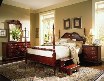 Cherry Grove Low Poster Bedroom Set by American Drew