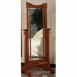 Cheval Mirror Mission Oak