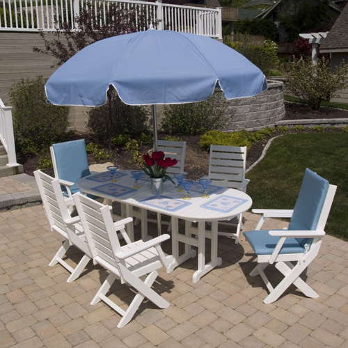 Polywood Captain 7pc Dining Set