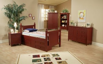 Cosmo Cottage Twin Poster Bed