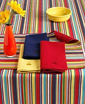 Fiesta Rainbow Burst Table Linens