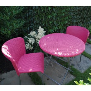 Granita Melone Wicker Bistro Set