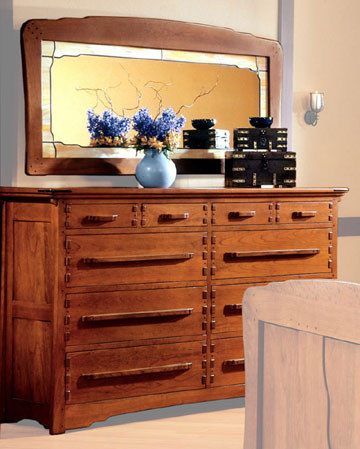 Greene & Greene 10 Drawer Mule Chest