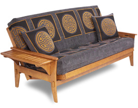 Hardwood Futon Frame w Optional Mattress - Santos