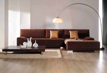 Kelsey Microfiber Sectional Sofa by True Contemporary