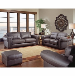 Leather Sofa Set - Dallas Leather Furniture Set