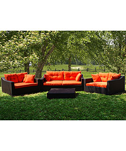 Lexington All Weather Aluminum, Wicker Patio Set