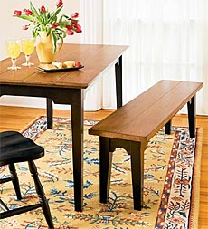 Plank Table And Bench