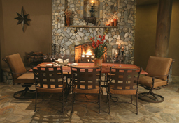 Rancho 9 Pc. Dining - Rojo Top