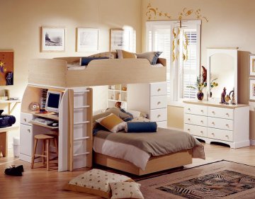 South Shore Loft Bunk Bedroom Furniture Set