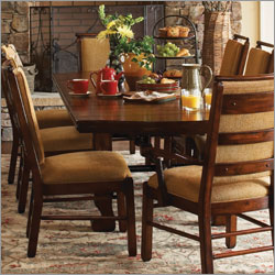 Summerstone Falls Dining Table in Aged Warm Brown