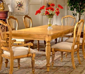 Wilshire Wood Rectangle Dining Table