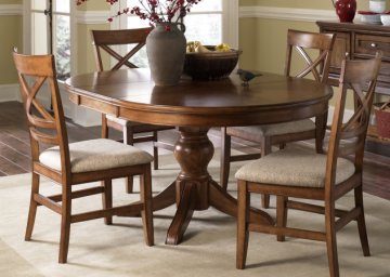 Barrington Oval Pedestal Dining Room Furniture Set