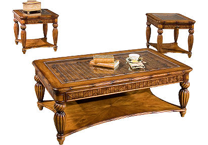 Coconut Grove 3 Pc Table Set