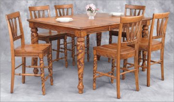Square Counter Height Dining Room Furniture Set