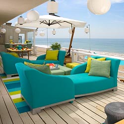 DODAZ Chit Chat Aluminum Frame Outdoor Sofa